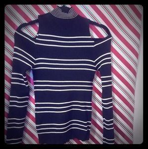 Striped Turtleneck